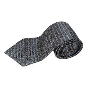 KD Keith Daniels Handmade 100% Silk Men’s Necktie Geometric Pattern Long Tie